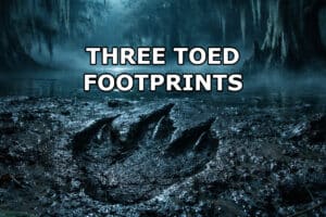 Cryptids that leave 3-toed footprints