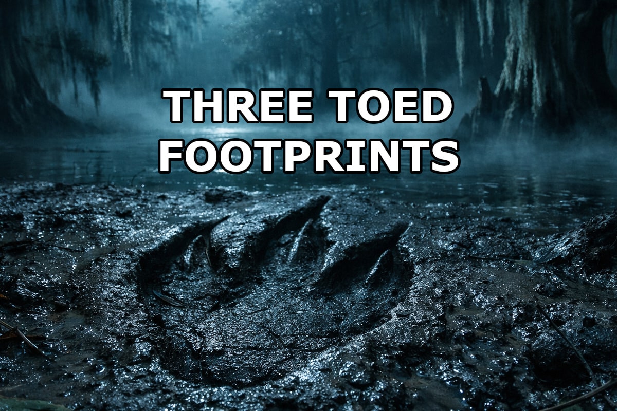 Cryptids that leave 3-toed footprints