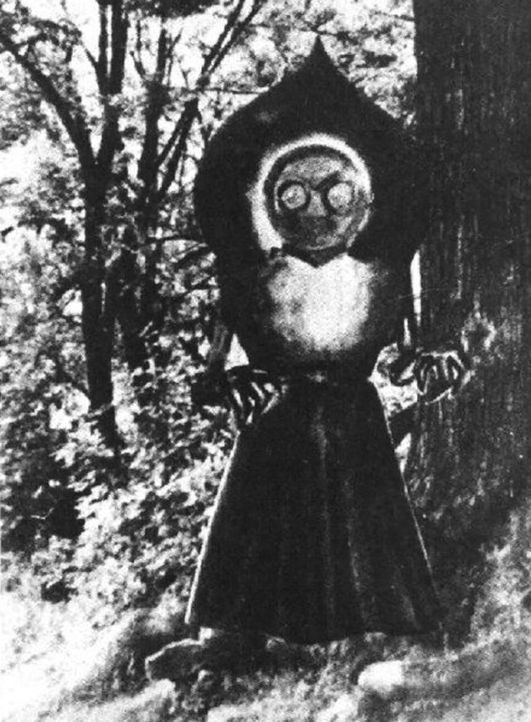 Drawing of what the Flatwoods Monster looked like to the witnesses.