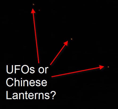 Are these Chinese Lanterns or UFOs over Phoenix?