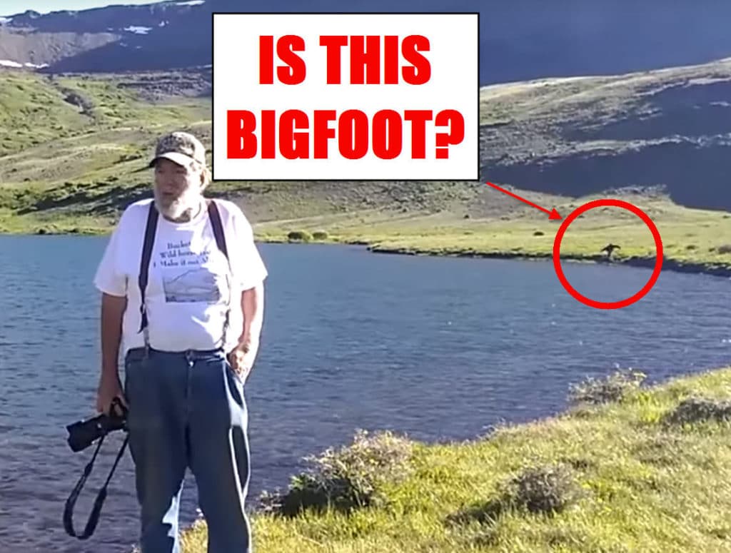 Video of Bigfoot at Wildhorse Lake in Oregon