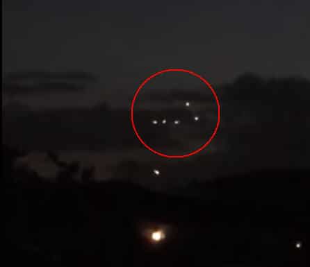 UFOs seen in Florida February