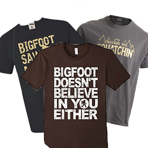 Sasquatch Tshirts for gifts