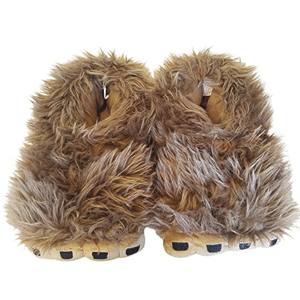 Bigfoot fuzzy slippers