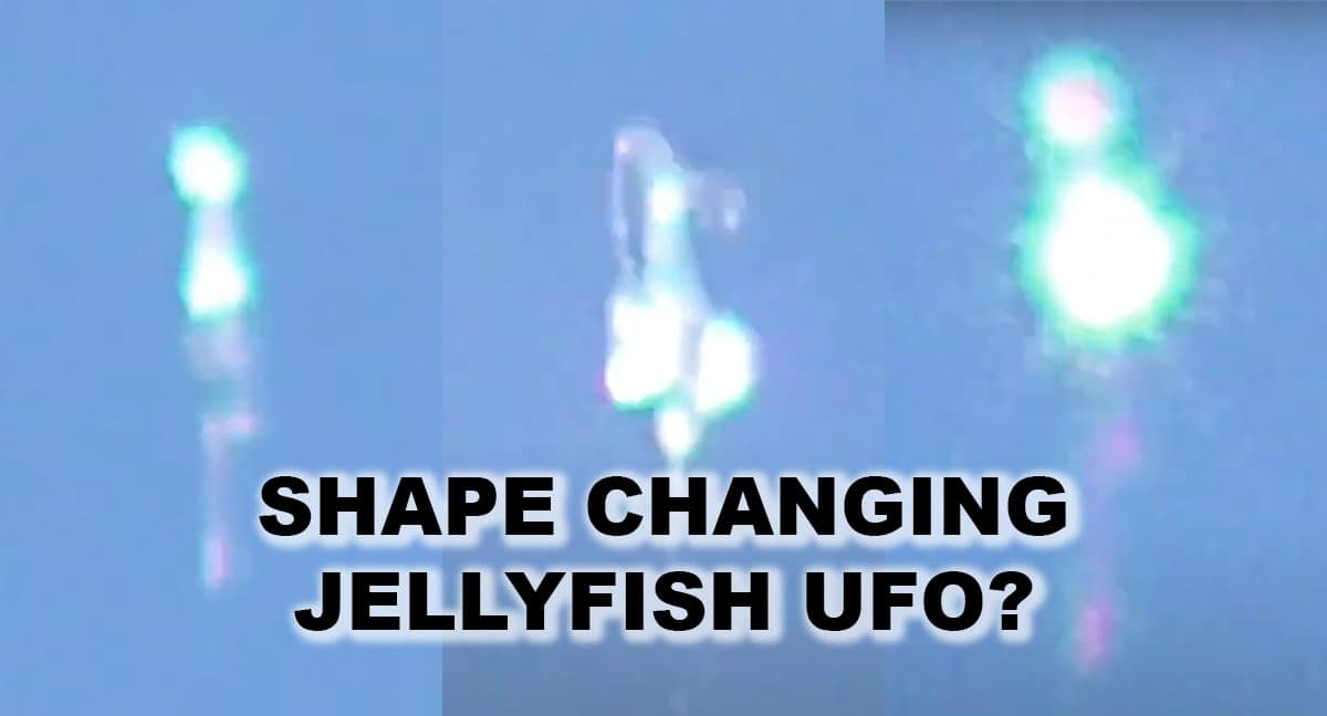 shape changing ufo over mexico video cover