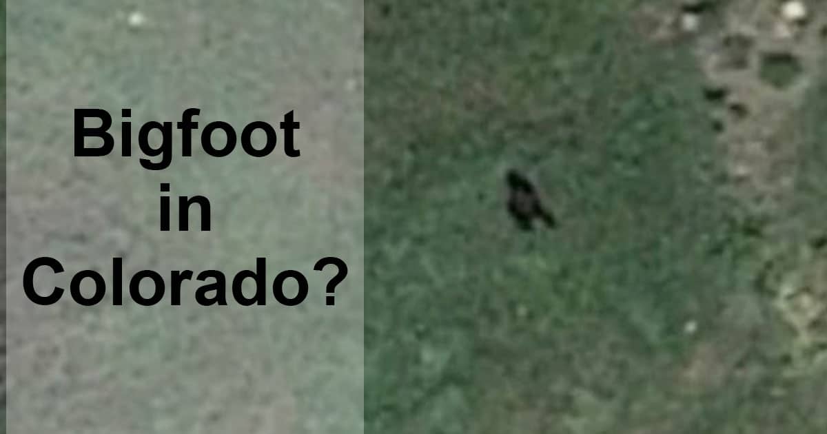 Google Earth image of Bigfoot in colorado