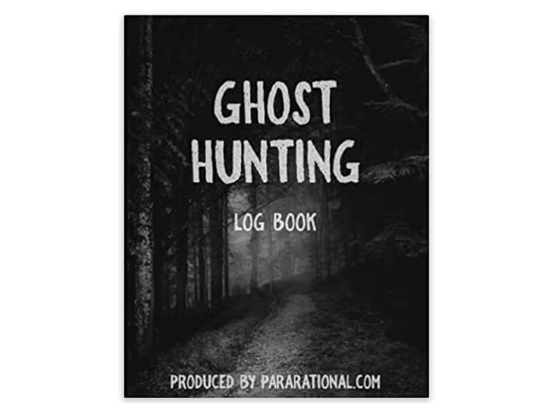 log book for ghost hunting