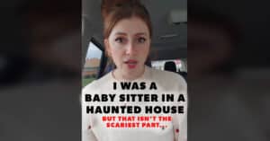 teenage babysitter haunted house