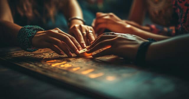 Divination on a Ouija board