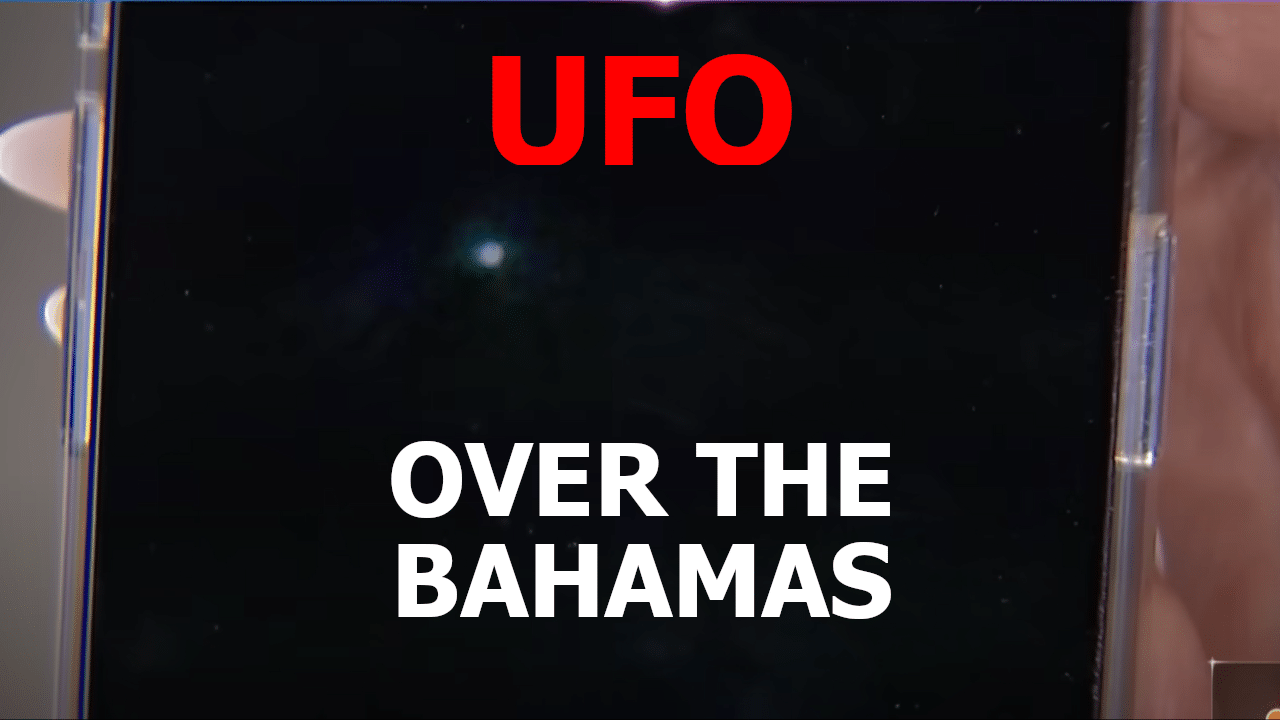 UFO spotted over the Bahamas