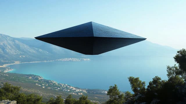 octahedron UFO - daytime