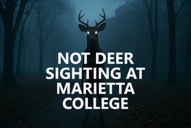Marietta College Not Deer Sighting
