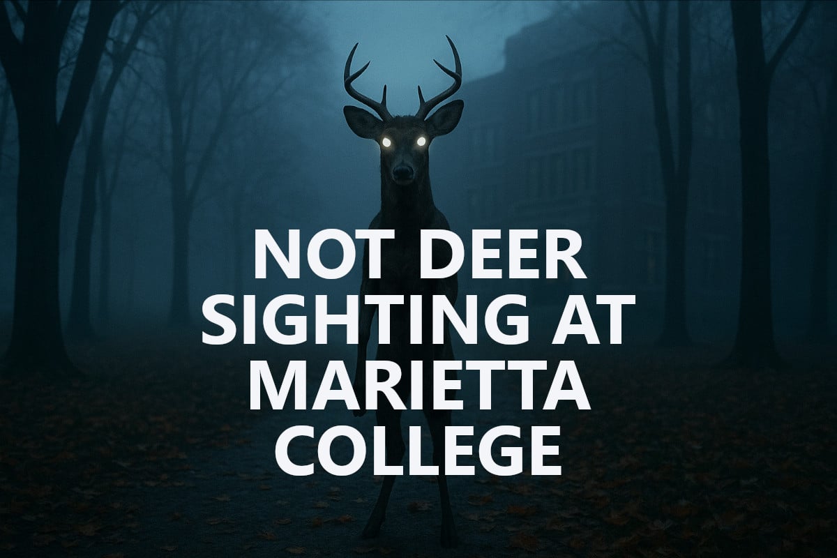 Marietta College Not Deer Sighting