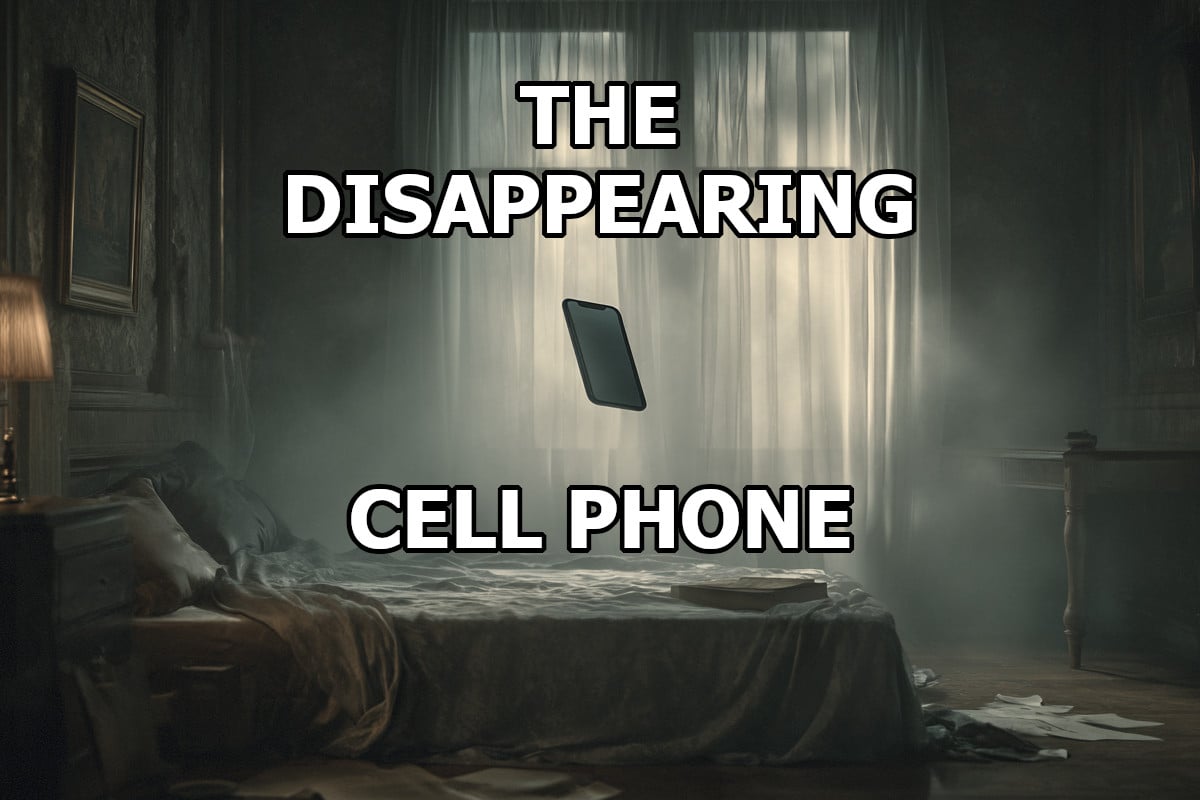 Their phone disappears from where they set it, then reappears!