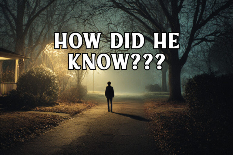 Explain how this strange boy knew what they had just been talking about.