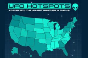 UFO hotspots USA 2025