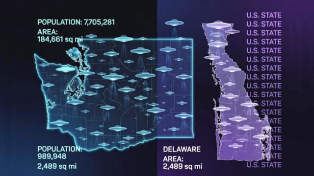 Washington UFO sightings ranking change
