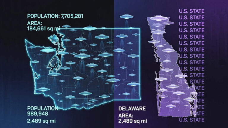 Washington UFO sightings ranking change