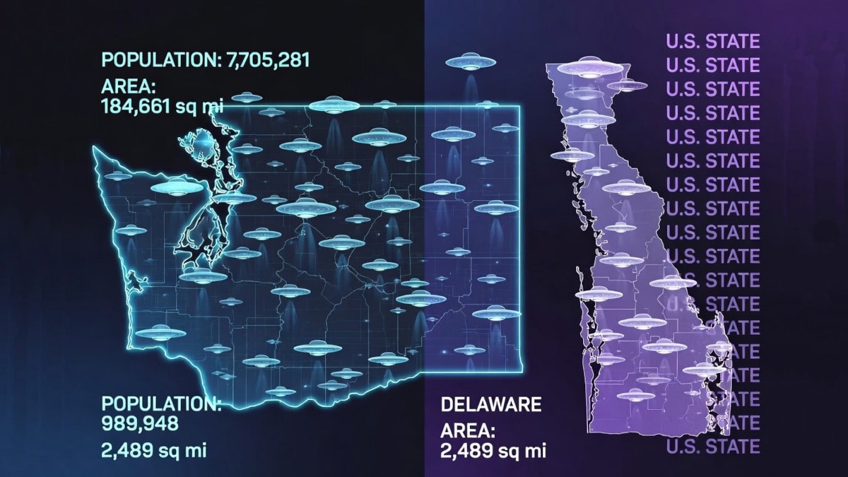 Washington UFO sightings ranking change