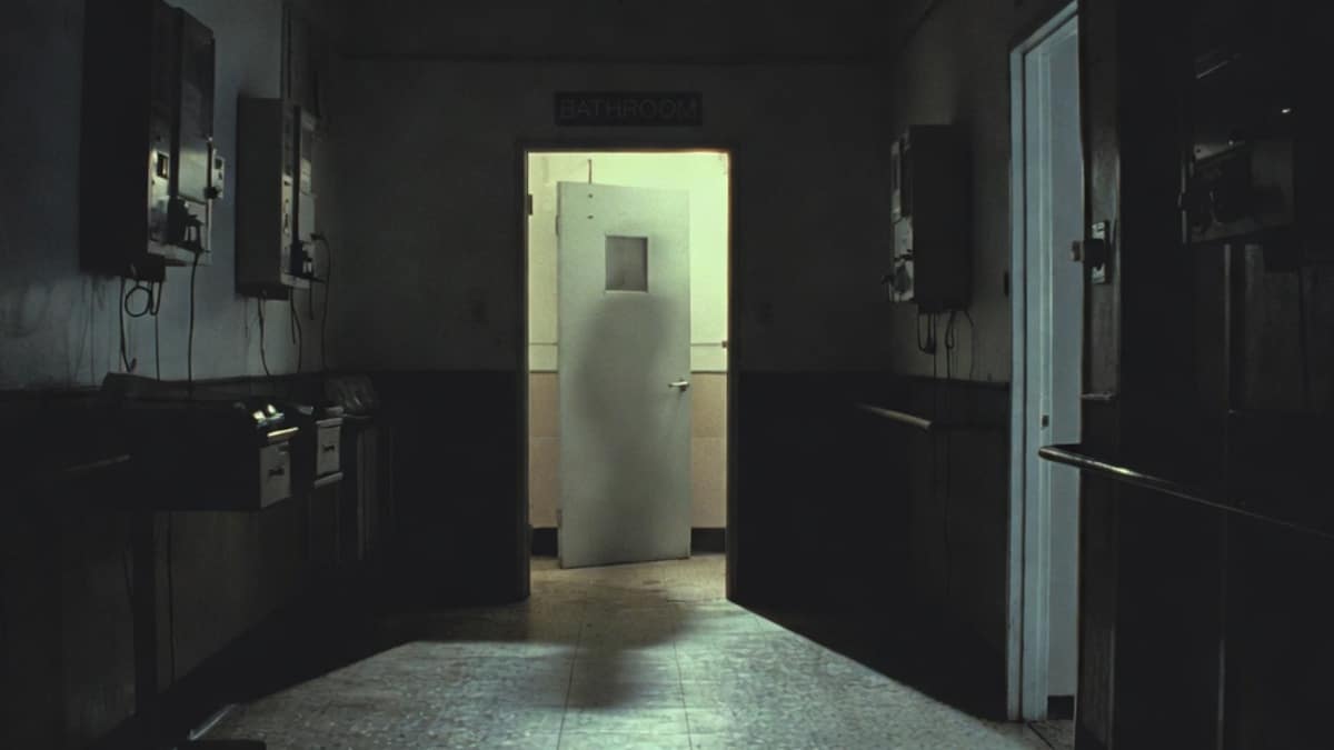 Ghost in the hallway of a hospital