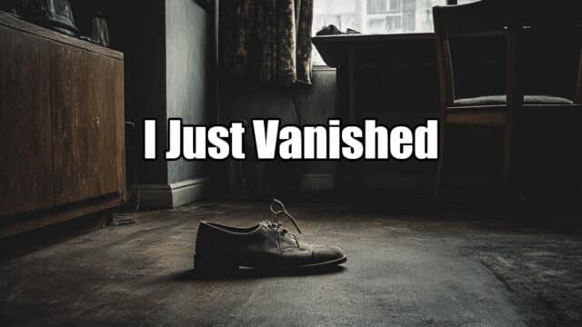 glitch in the matrix - missing shoe