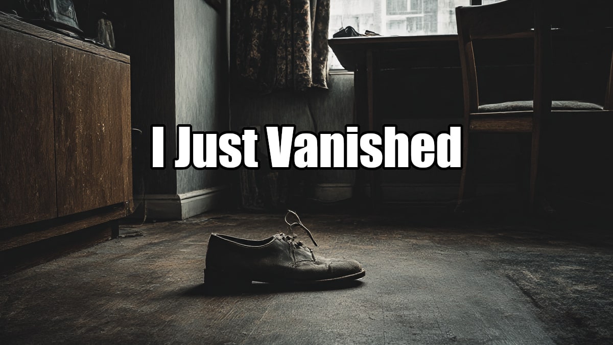 glitch in the matrix - missing shoe