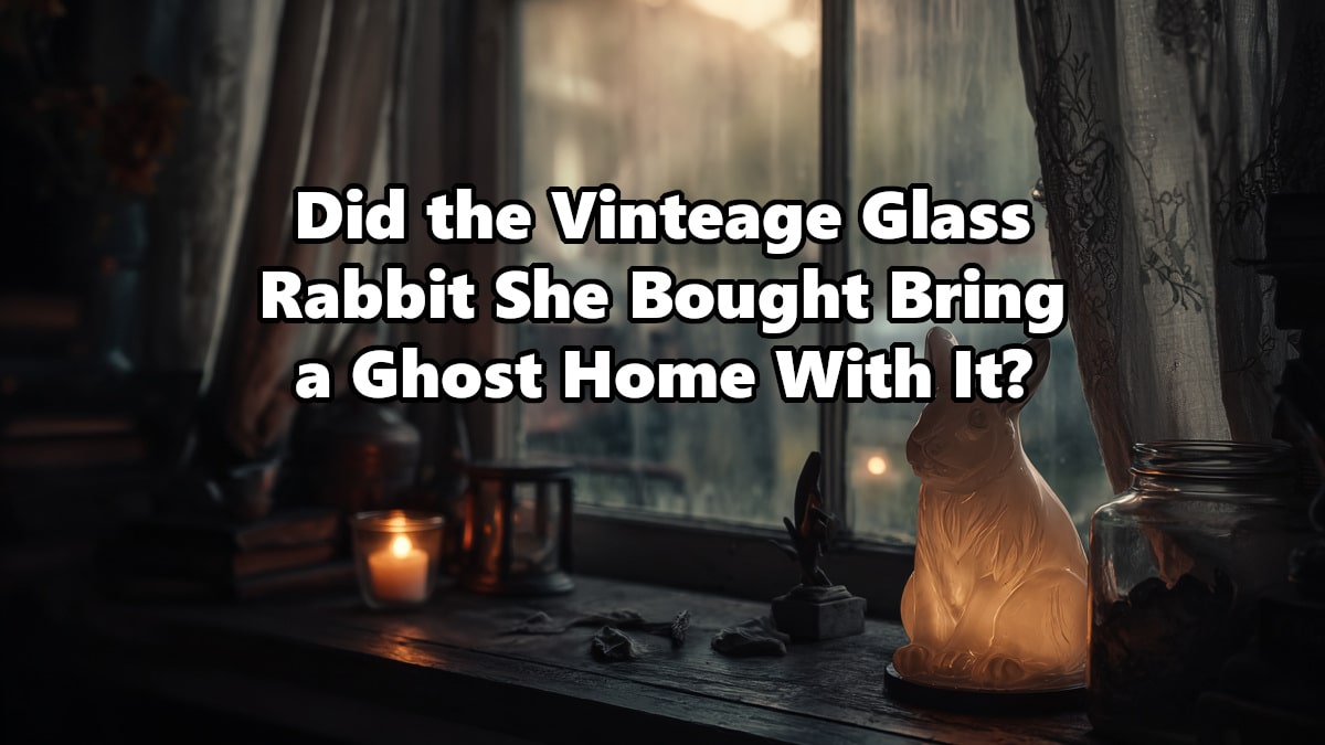 haunted glass rabbit