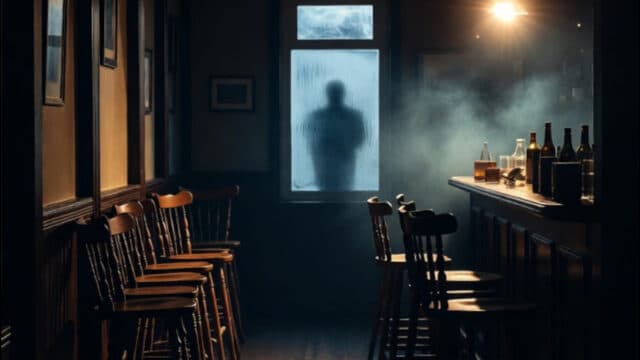 strange happenings at a pub where not all the patrons are living