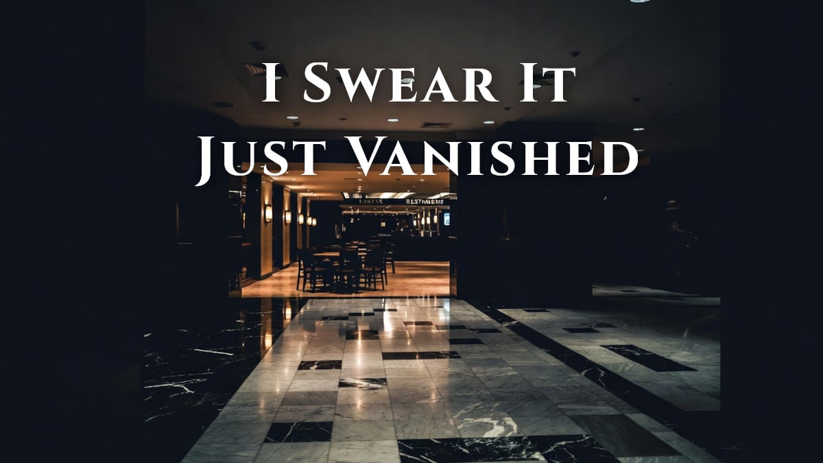 glitch in the matrix - dog just vanished