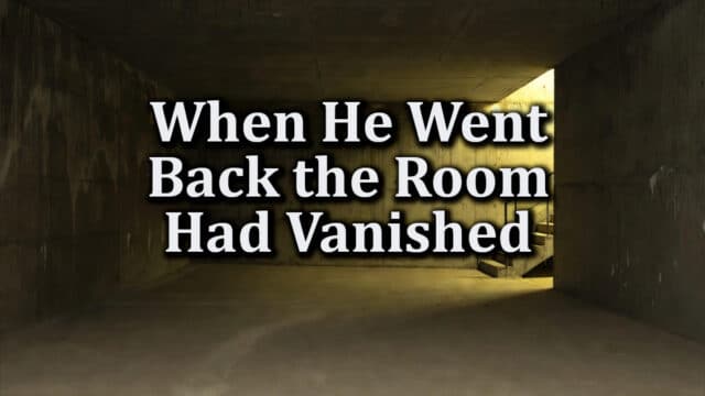 glitch in the matrix - man returns to a building, only to find the a room missing